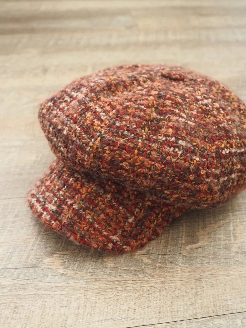 Vintage Old County Road Tweed Newsboy Cap Hat - Picture 2 of 6